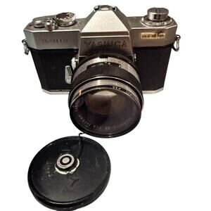 Yashica TL-Super 35mm Film SLR Camera w/ Yashinon-DX 50mm f/1.4 Lens – Vintage
